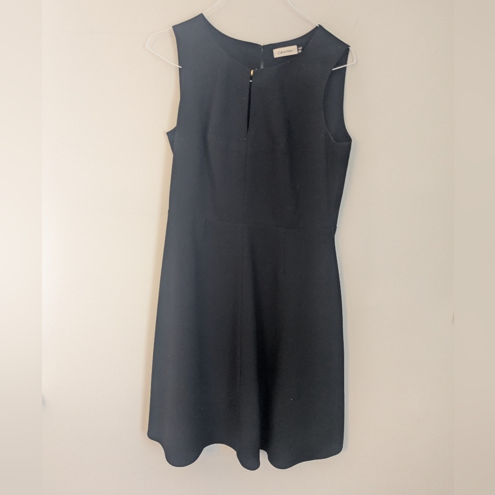 Calvin Klein Black Knee Length Dress